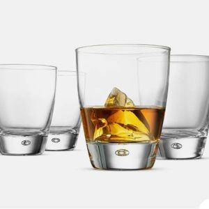 Bormioli Rocco Luna 11.5 Ounces Double Old Fashioned Drinking Glasses, Set of 6